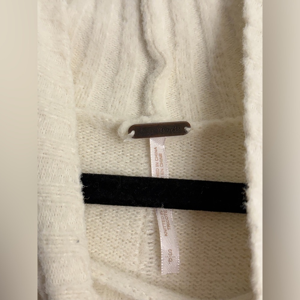 Free People Cream Turtleneck Sweater - Picture 3 of 3